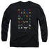 POWER RANGERS/VILLIANS - L/S ADULT 18/1 - BLACK
