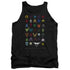 POWER RANGERS/VILLIANS - ADULT TANK - BLACK