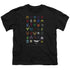 POWER RANGERS/VILLIANS - S/S YOUTH 18/1 - BLACK