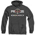 POWER RANGERS/MEGAZORD 25 - ADULT HEATHER HOODIE - BLACK
