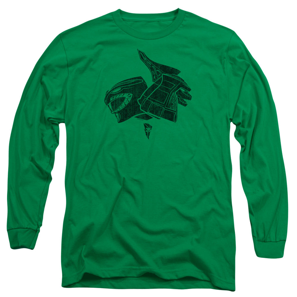 POWER RANGERS/GREEN - L/S ADULT 18/1 - KELLY GREEN
