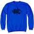 POWER RANGERS/BLUE - ADULT CREWNECK SWEATSHIRT - ROYAL BLUE