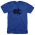 POWER RANGERS/BLUE - ADULT HEATHER - ROYAL BLUE