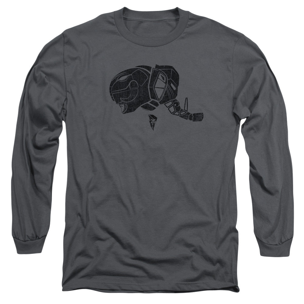 POWER RANGERS/BLACK - L/S ADULT 18/1 - CHARCOAL
