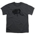 POWER RANGERS/BLACK - S/S YOUTH 18/1 - CHARCOAL