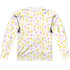 POWER RANGERS/GRL PWR (FRONT/BACK PRINT) - L/S ADULT POLY CREW  - MULTI