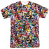 POWER RANGERS/CROWD OF RANGERS (FRONT/BACK PRINT) - S/S ADULT POLY CREW - MULTI