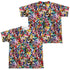 POWER RANGERS/CROWD OF RANGERS (FRONT/BACK PRINT) - S/S YOUTH POLY CREW - MULTI