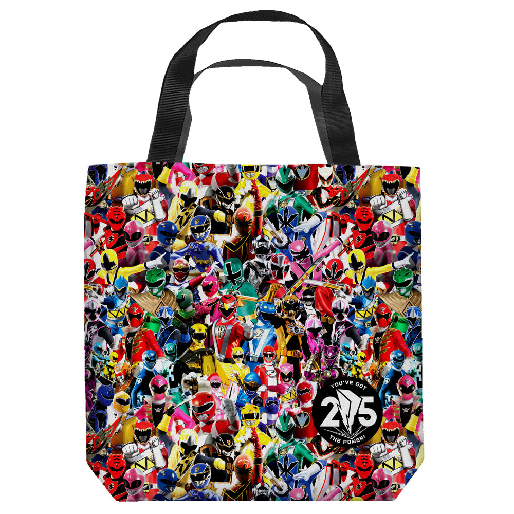 POWER RANGERS/CROWD OF RANGERS - TOTE BAG