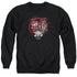 POWER RANGERS/RED 25 - ADULT CREWNECK SWEATSHIRT - BLACK