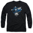 POWER RANGERS/BLUE 25 - L/S ADULT 18/1 - BLACK