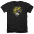 POWER RANGERS/YELLOW 25 - ADULT HEATHER - BLACK