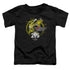 POWER RANGERS/YELLOW 25 - S/S TODDLER TEE - BLACK