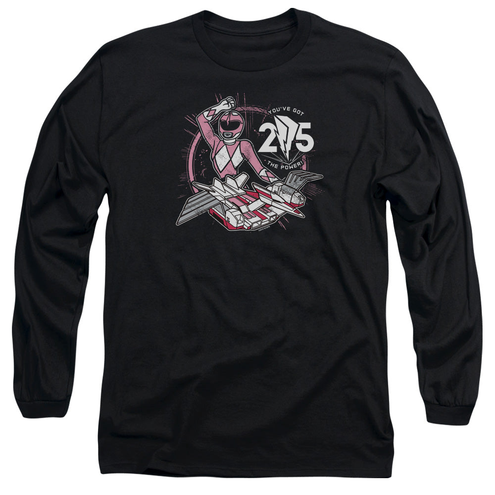 POWER RANGERS/PINK 25 - L/S ADULT 18/1 - BLACK