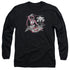 POWER RANGERS/PINK 25 - L/S ADULT 18/1 - BLACK