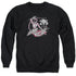 POWER RANGERS/PINK 25 - ADULT CREWNECK SWEATSHIRT - BLACK