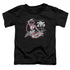 POWER RANGERS/PINK 25 - S/S TODDLER TEE - BLACK