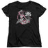 POWER RANGERS/PINK 25 - S/S WOMENS TEE - BLACK
