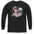 POWER RANGERS/PINK 25 - YOUTH LONG SLEEVE TEE - BLACK
