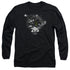 POWER RANGERS/BLACK 25 - L/S ADULT 18/1 - BLACK