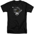 POWER RANGERS/BLACK 25 - S/S ADULT TALL 18/1 - BLACK