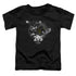 POWER RANGERS/BLACK 25 - S/S TODDLER TEE - BLACK
