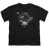 POWER RANGERS/BLACK 25 - S/S YOUTH 18/1 - BLACK