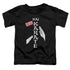 HAI KARATE/BE CAREFUL - S/S TODDLER TEE - BLACK