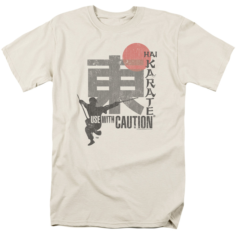 HAI KARATE/CAUTION - S/S ADULT 18/1 - CREAM