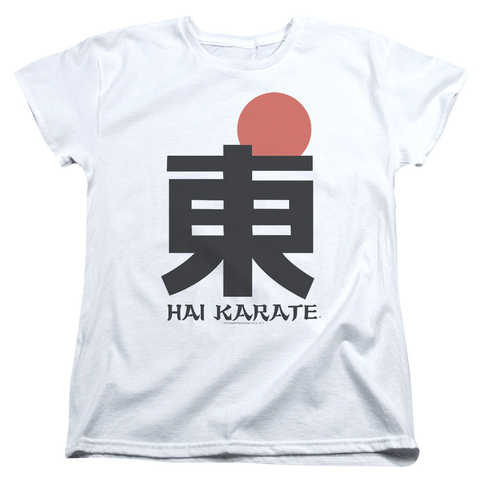 HAI KARATE/LOGO - S/S WOMENS TEE - WHITE