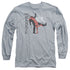 HAI KARATE/NAME - L/S ADULT 18/1 - ATHLETIC HEATHER