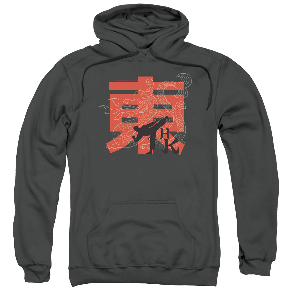 HAI KARATE/HK KICK - ADULT PULLOVER HOODIE - CHARCOAL