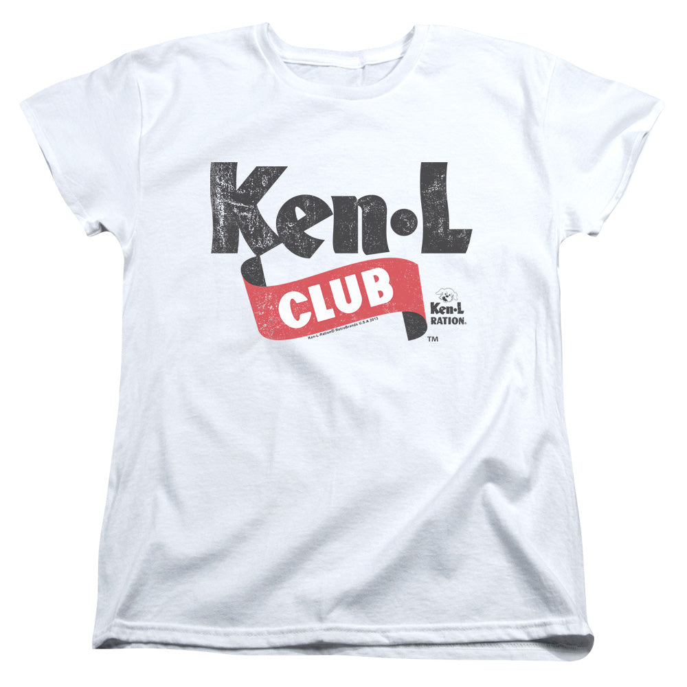 KEN L RATION/KEN L CLUB - S/S WOMENS TEE - WHITE