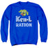 KEN L RATION/DISTRESSED LOGO - ADULT CREWNECK SWEATSHIRT - ROYAL BLUE