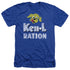 KEN L RATION/DISTRESSED LOGO - ADULT HEATHER - ROYAL BLUE