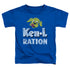 KEN L RATION/DISTRESSED LOGO - S/S TODDLER TEE - ROYAL BLUE