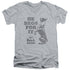 KEN L RATION/BEGS - S/S ADULT V-NECK 30/1 - ATHLETIC HEATHER