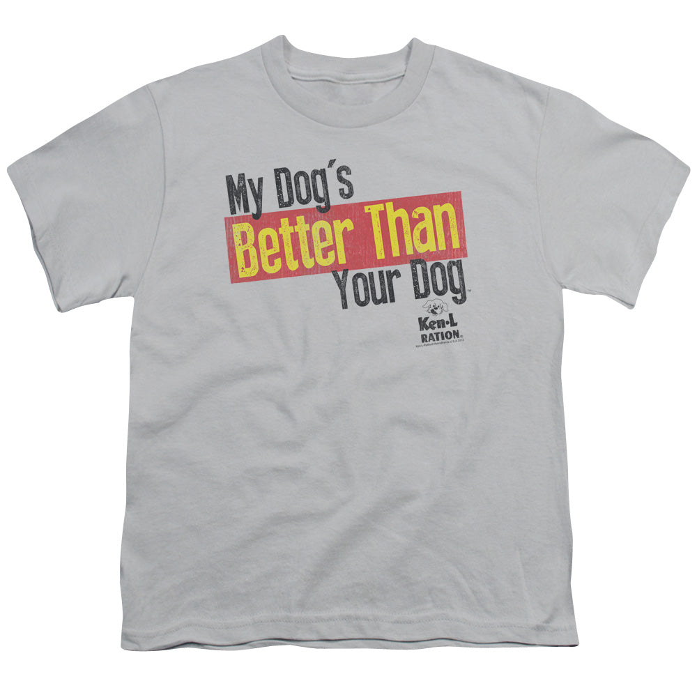 KEN L RATION/BETTER THAN - S/S YOUTH 18/1 - SILVER