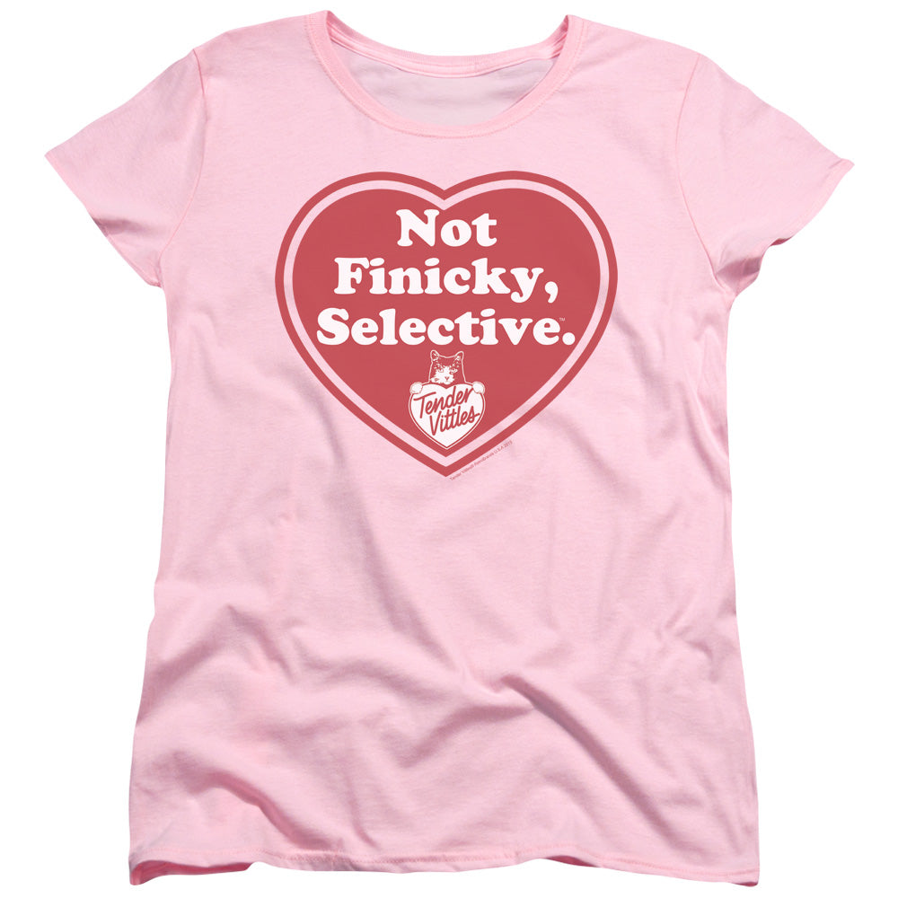 TENDER VITTLES/SELECTIVE - S/S WOMENS TEE - PINK