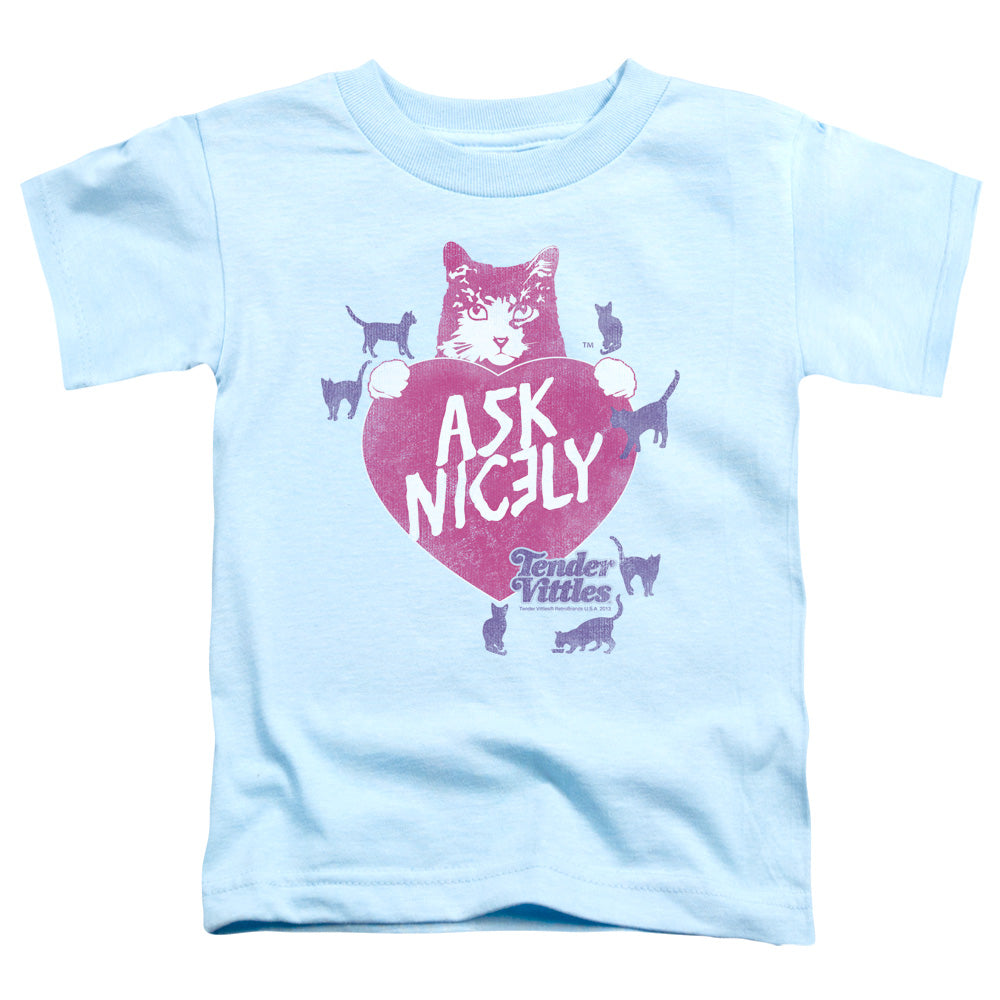 TENDER VITTLES/NICELY - S/S TODDLER TEE - LIGHT BLUE