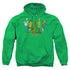 SCOOBY DOO/SCOOBY GANG - ADULT PULLOVER HOODIE - KELLY GREEN