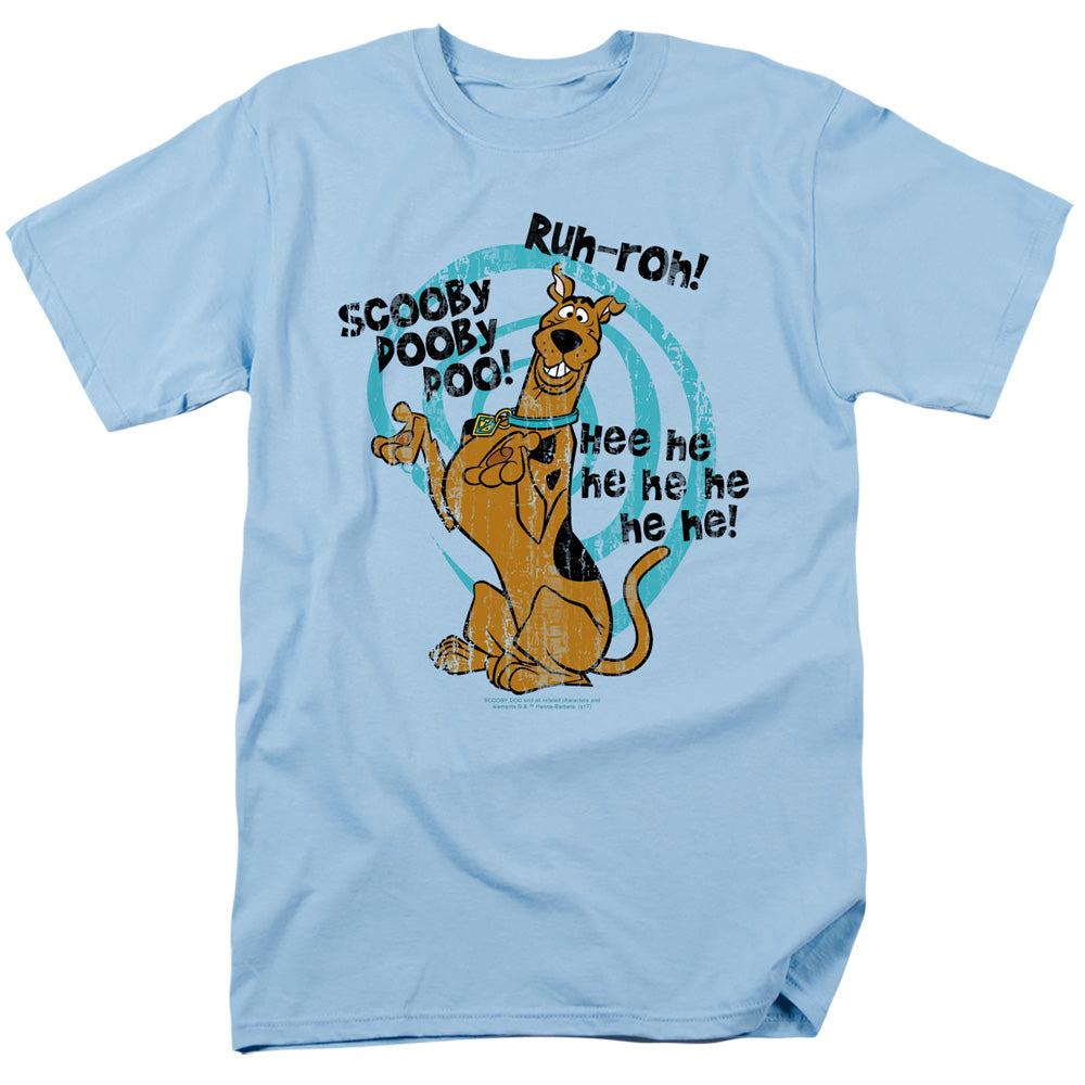 SCOOBY DOO/QUOTED - S/S ADULT 18/1 - LIGHT BLUE