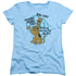 SCOOBY DOO/QUOTED - S/S WOMENS TEE - LIGHT BLUE