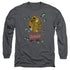SCOOBY DOO/BEING WATCHED - L/S ADULT 18/1 - CHARCOAL