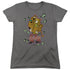 SCOOBY DOO/BEING WATCHED - S/S WOMENS TEE - CHARCOAL