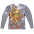SCOOBY DOO/SCOOBY AND SHAGGY (FRONT/BACK PRINT) - L/S ADULT POLY CREW  - MULTI