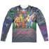 SCOOBY DOO/AMUSEMENT PARK (FRONT/BACK PRINT) - L/S ADULT POLY CREW  - MULTI