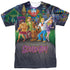 SCOOBY DOO/AMUSEMENT PARK (FRONT/BACK PRINT) - S/S ADULT POLY CREW - MULTI