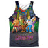 SCOOBY DOO/AMUSEMENT PARK (FRONT/BACK PRINT) - ADULT POLY TANK TOP - MULTI
