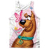 SCOOBY DOO/BUTTERFLY (FRONT/BACK PRINT) - ADULT POLY TANK TOP - MULTI